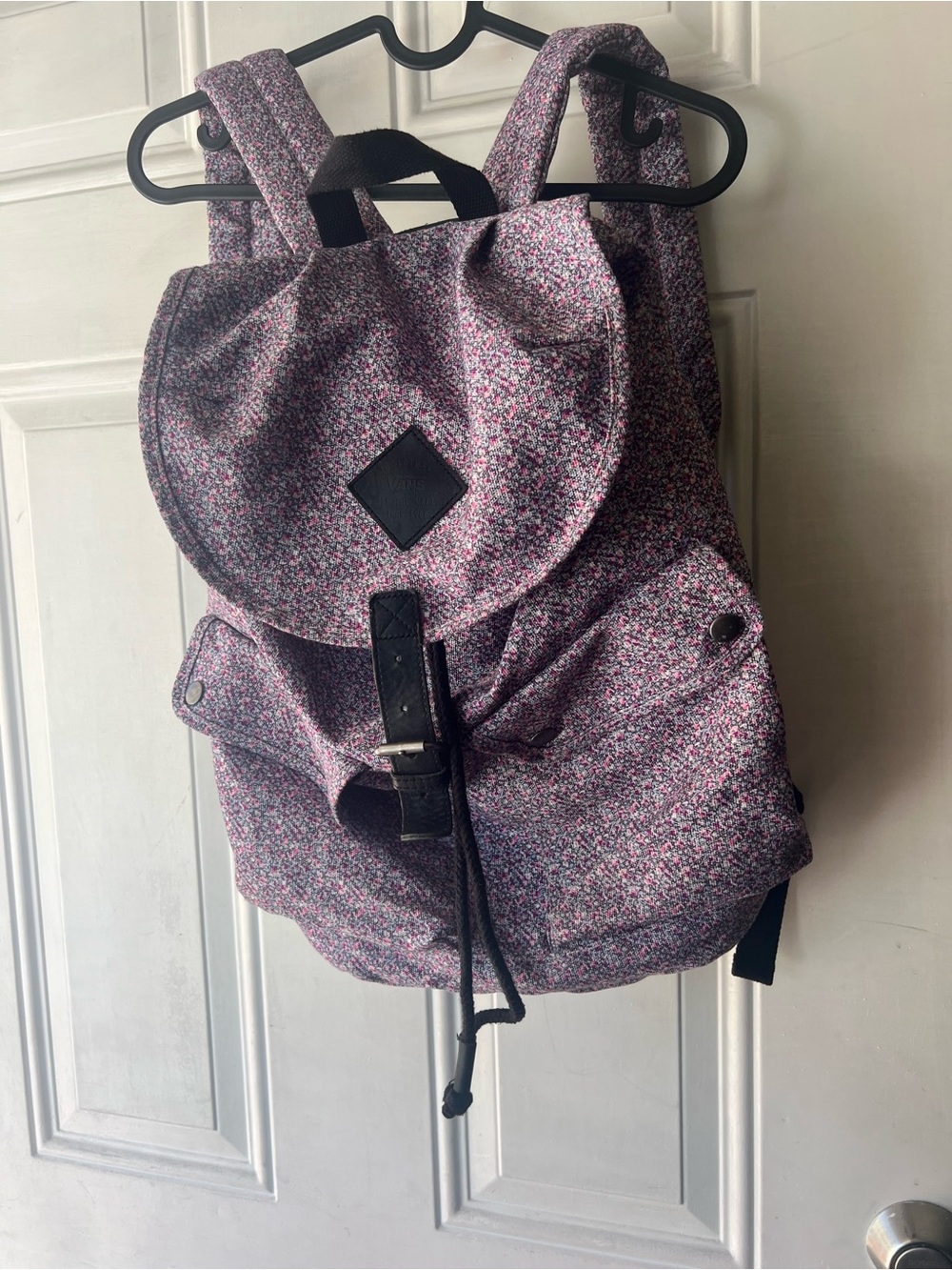 Vans Lavender Floral Drawstring Backpack